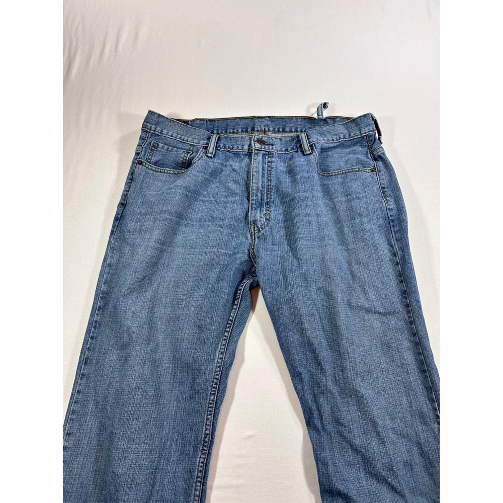 Levis 569 Loose Straight Leg Jeans Mens 38x30 Blue Denim Medium Wash Relaxed Fit